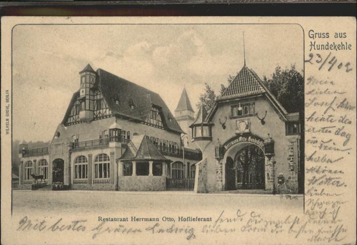 Berlin Restaurant Hundekehle Herrmann Otto