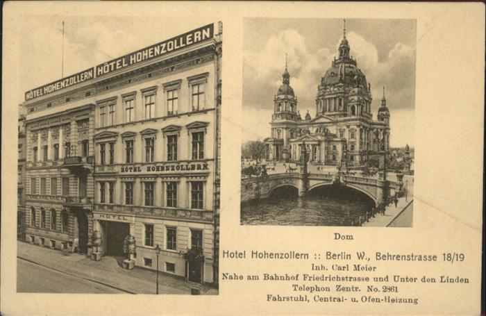 BERLIN CITY Hotel Hohenzollern Dom