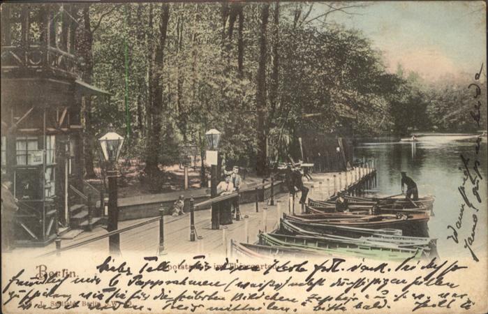 Berlin Tiergarten Boote
