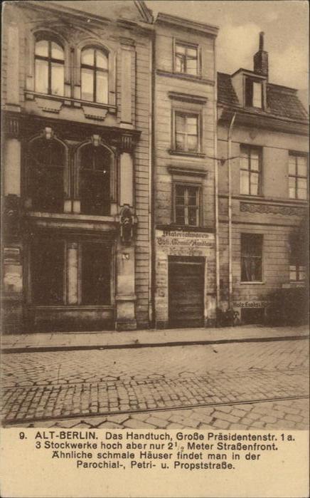 BERLIN CITY Alt-Berlin Das Handtuch