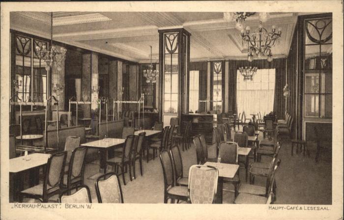 Berlin Kerkau Palast Welt-Cafe