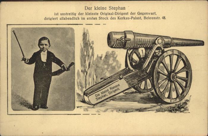 BERLIN CITY Der kleine Stephan Dirigent