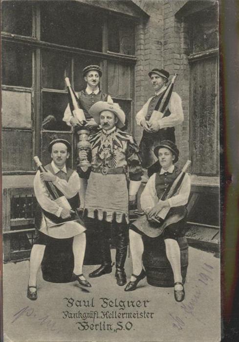 BERLIN  CITY Kellermeister Paul Felgner