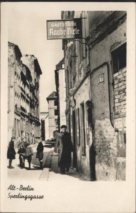 BERLIN  CITY Sperlingsgasse Gaststaette Raabe-Diele