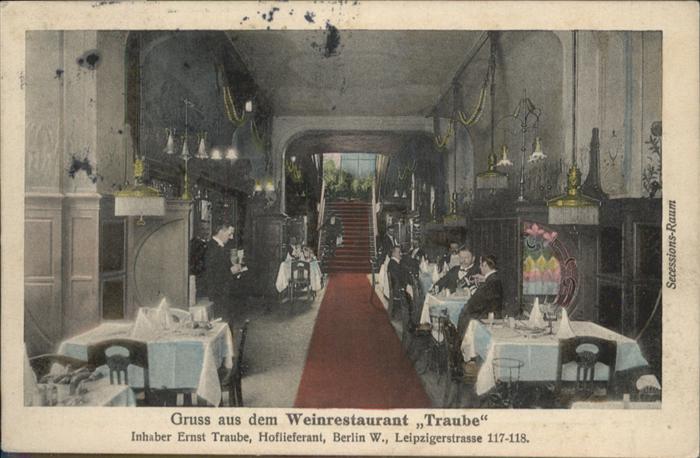 Berlin Weinrestaurant Traube