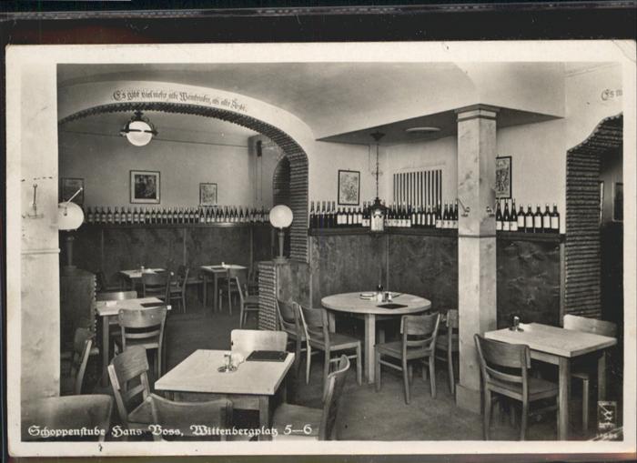 BERLIN  CITY Schoppenstube Hans Voss