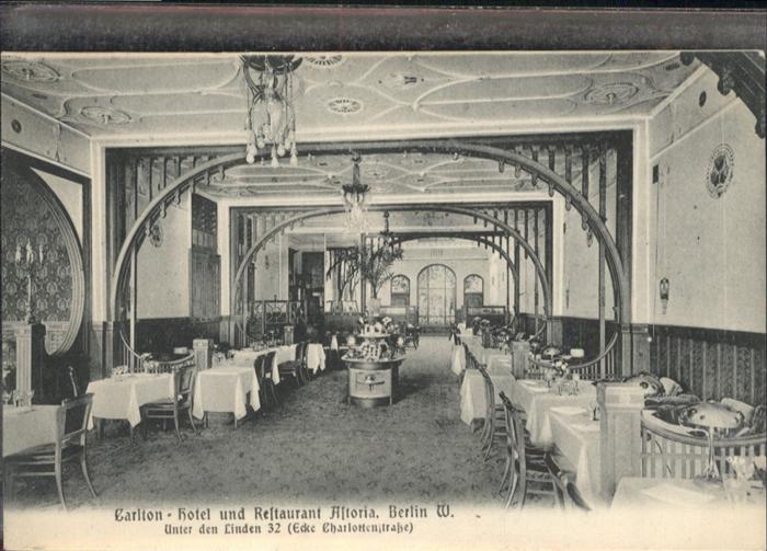 BERLIN  CITY Carlton-Hotel Astoria
