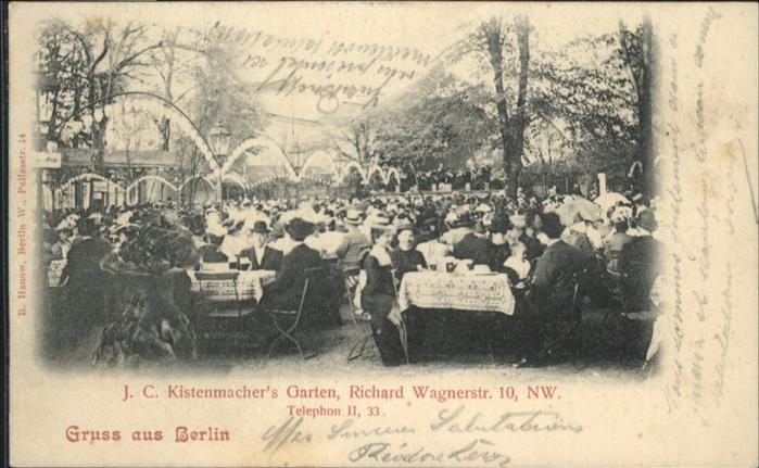 Berlin J.C. Kistenmacher's Garten