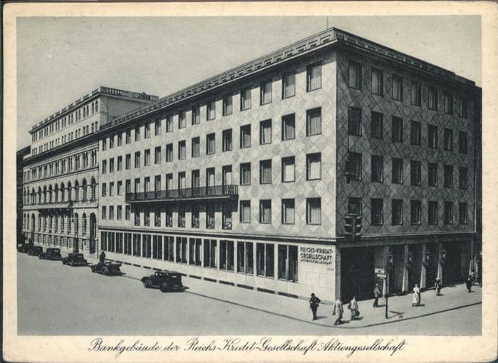 BERLIN  CITY Bankgebaeude Reichs-Kredit-Gesellschaft NZ4