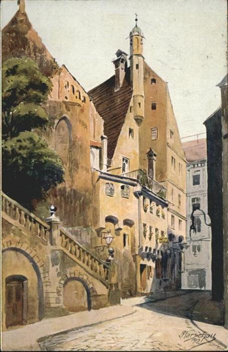 AUGSBURG  CITY Finsteren Stube Perlachberg Feldpost