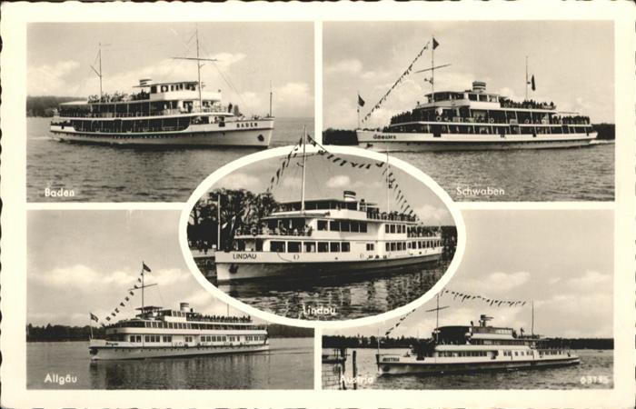Bodensee Motorschiffe Schwaben Lindau Allgäu