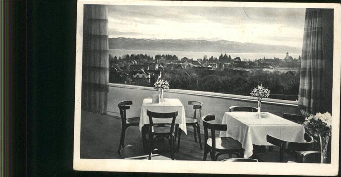 Wasserburg Bodensee Höhen Cafe Weinrestaurant Seeblick