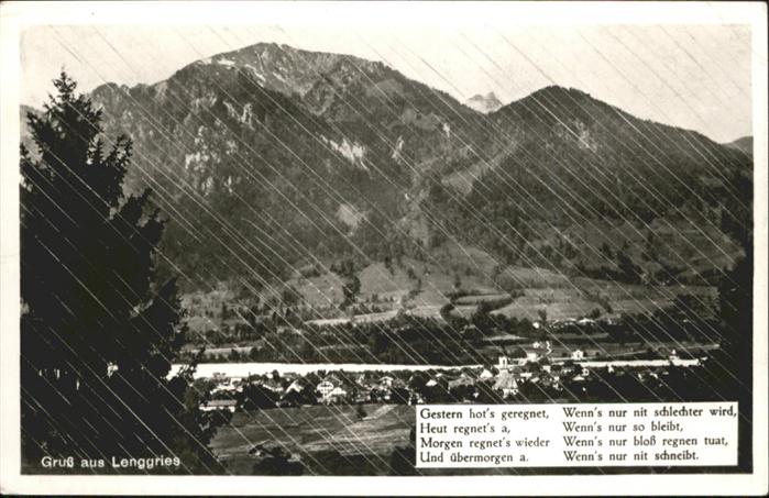 Lenggries Spruch Regen