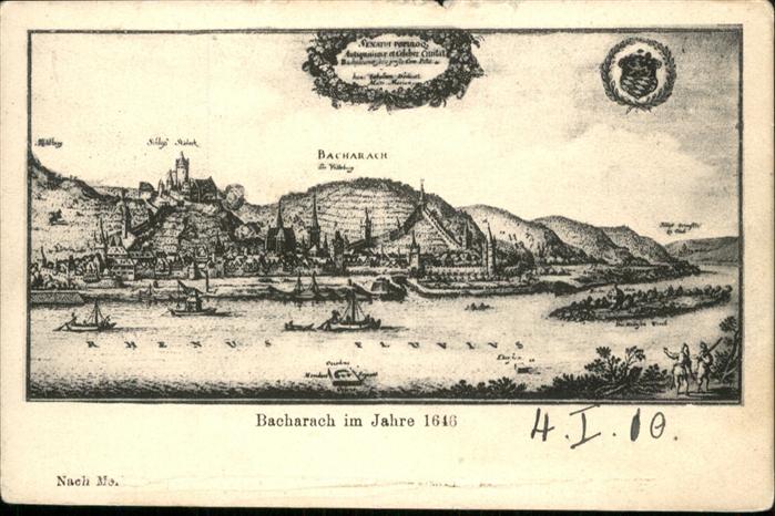 Bacharach Rhein Wappen 1646