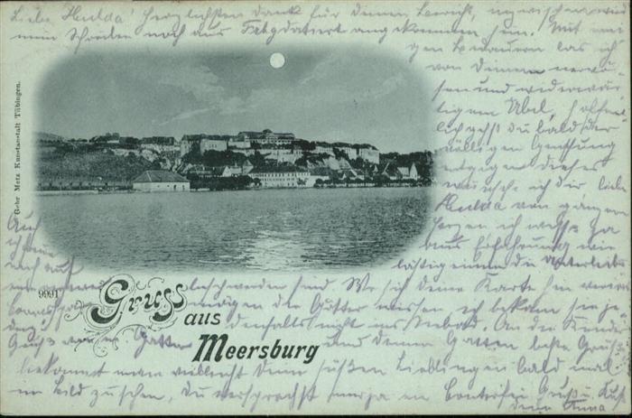 Meersburg Bodensee Mondscheinkarte