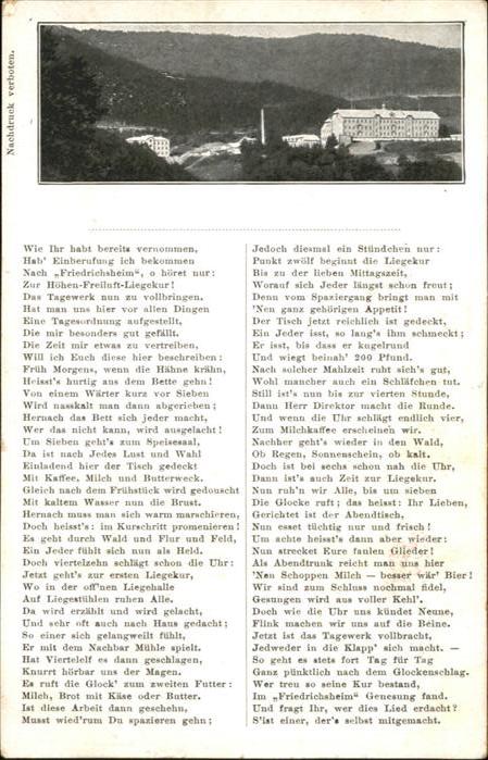 Luisenheim Rehaklinik Malsburg-Marzell K Friedrichsheim Spruch