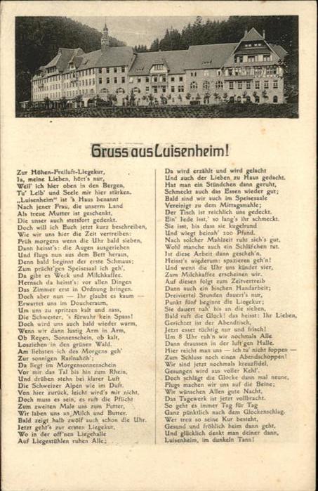 Luisenheim Rehaklinik Malsburg-Marzell K Spruch