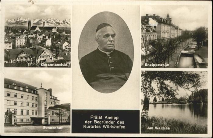 Bad Woerishofen Prälat Kneipp Waldsee Kneippstrasse Son