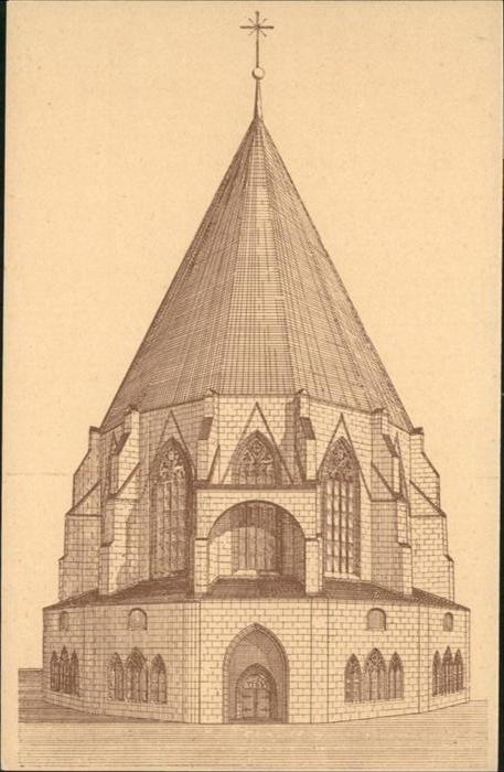 Ettal Kloster Kirche im 14. Jahrh.