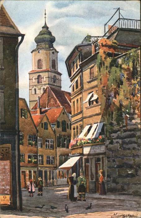 Lindau Bodensee Römerschanze Künstler V. Marschall