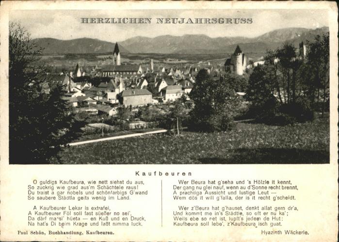Kaufbeuren Spruch Neujahrsgrüsse