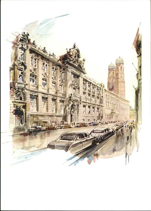 Muenchen Bayern Bayersiche Hypotheken Wechselbank Kardinal Faulhaber Strasse