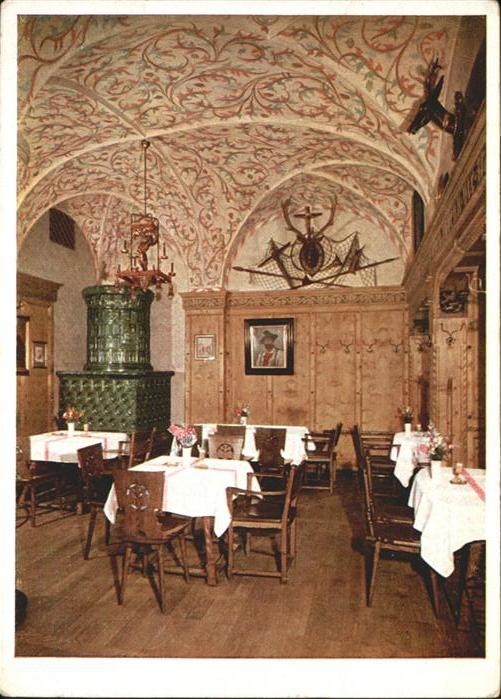 Muenchen Bayern Kaiserstuben Gotische Weinstube Hotel Deutscher Kasier