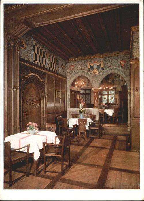 Muenchen Bayern Kaiserstuben Gotische Weinstube Hotel Deutscher Kaiser