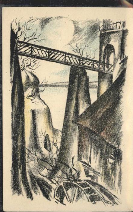 Meersburg Bodensee Bodensee Künstlerkarte Steinzeichnungen