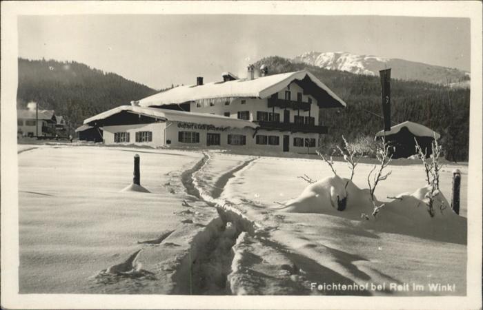 Reit Bayern Reit im Winkel Feichtenhof Schnee