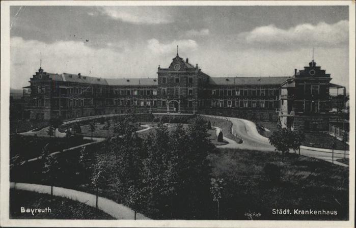 BAYREUTH Bayern Staedtisches Krankenhaus Feldpost