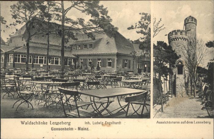 Gonsenheim Waldschänke Lenneberg Aussichtsturm Fel