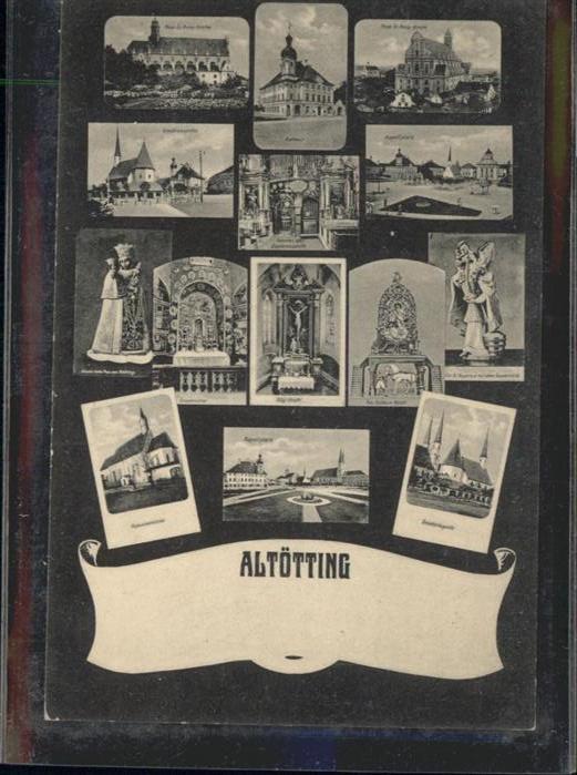 ALToeTTING Bayern Rathaus Neue St. Anna Kirche