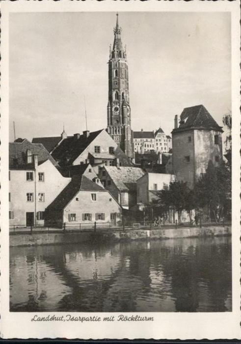Landshut Isar Isarpartie Röcklturm