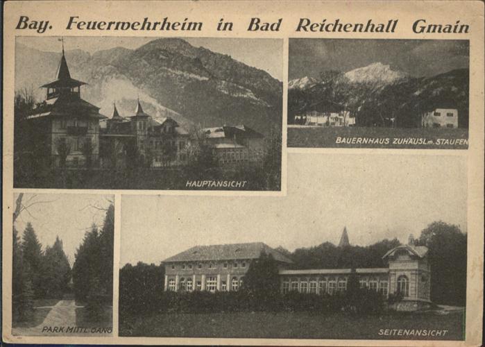 Bad Reichenhall Feuerwehrheim Gmain Bauernhaus Park