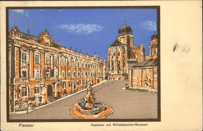 PAssAU Bayern Residenz Wittelsbacher Brunnen