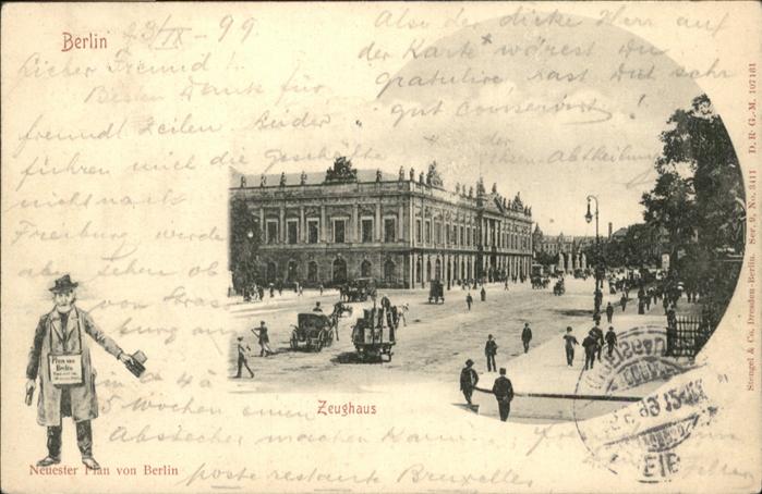 Berlin Zeughaus Neuster Plan von Berlin