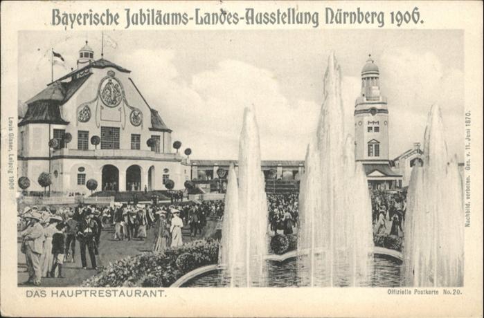 Nuernberg Bayersiche Jubiläums Landes Ausstellung
