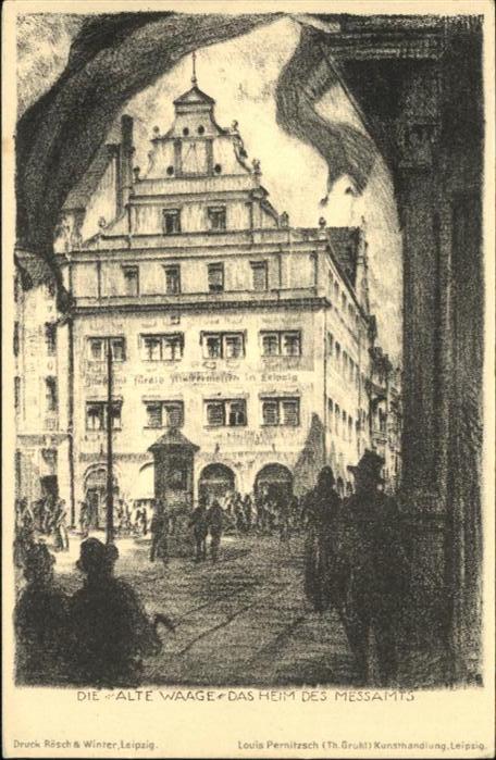 LEIPZIG Sachsen Messamt Mustermesse Leipzig alte Waage