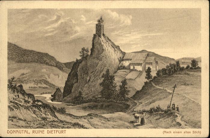 Donautal Ruine Dietfurt