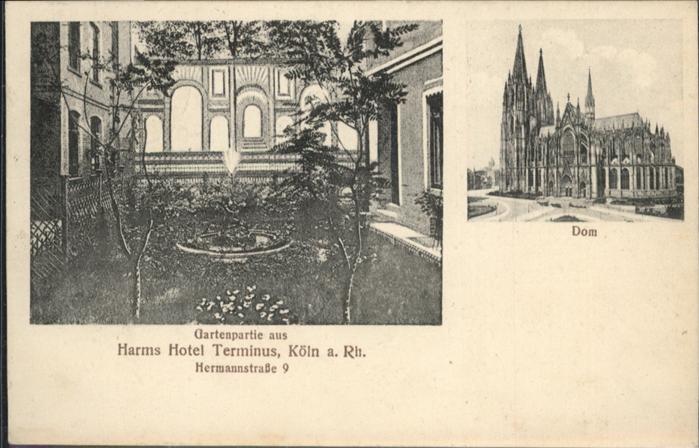 Koeln Rhein Harms Hotel Terminus Garten Dom