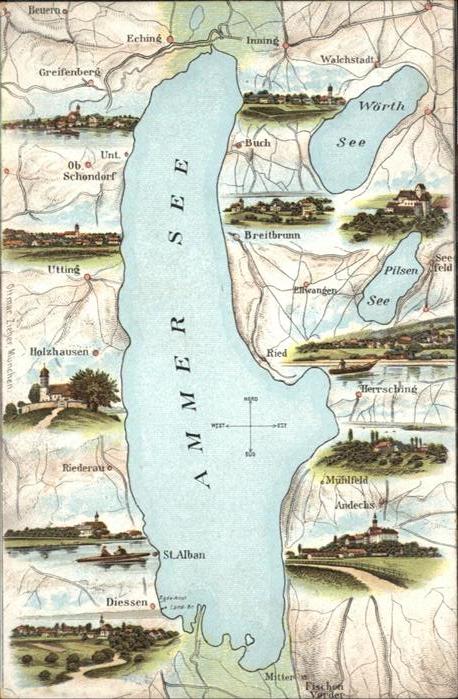 Diessen Ammersee Wörth See Pilsen See Holzhausen Greifen