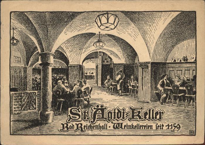Bad Reichenhall St. Ägidi Keller Weinkellerei seit 1159