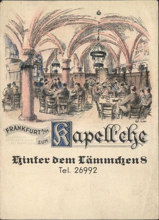 Frankfurt Main Kapelleche Gasthaus