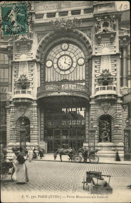 Paris Porte Monumentale Dufavel Kutsche