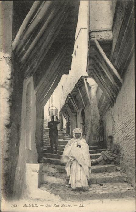 Alger Algerien Rue Arabe