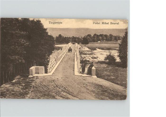 Targoviste Tirgoviste Podul Mihai Bravul Brücke Kutsche