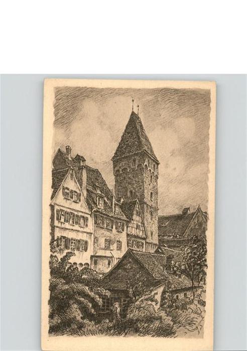 Ulm Donau Metzgerturm