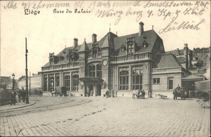 Liege Luettich Gare du Palais Kutsche