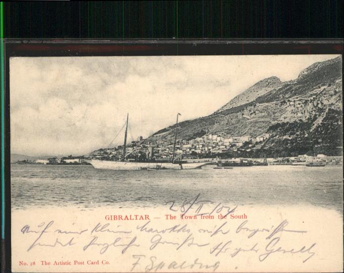 Gibraltar Town from South Schiff